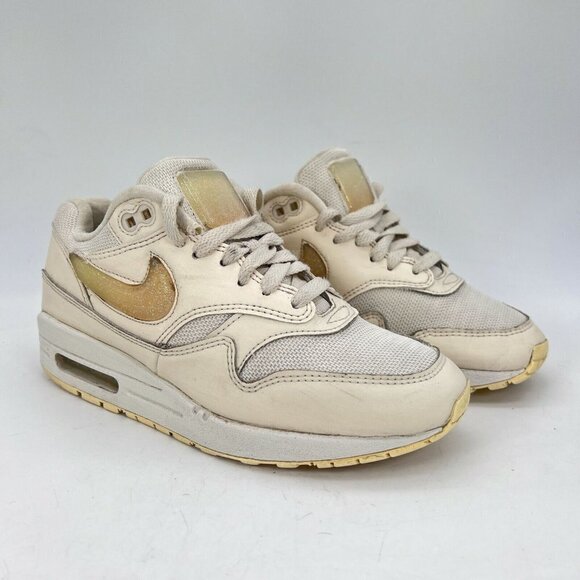 Nike Womens Air Max 1 AT5248-100 Low Top Ivory Athletic Sneaker Shoes Size 5.5 - Picture 2 of 12